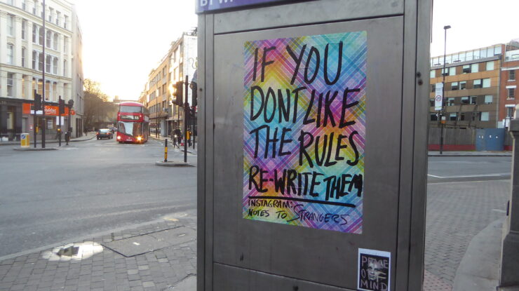 If you don't like the rules rewrite them by Duncan Cumming https://flic.kr/p/2fS1Hhe CC BY-NC 2.0