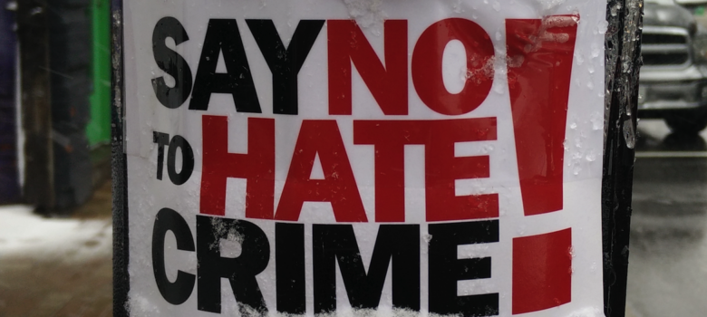 Say No to Hate Crime! by Mike Gifford CC BY-NC 2.0 https://flic.kr/p/Nc2Xsb