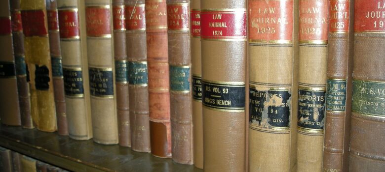 Law_journals_in_the_Great_Library by Neal Jennings, CC BY-SA 2.0 , via Wikimedia Commons