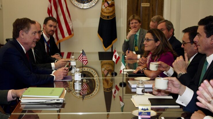 Robert_Lighthizer_at_Round_1_renegotiation_of_NAFTA, Office of U.S. Trade Representative, Public domain, via Wikimedia Commons, https://commons.wikimedia.org/wiki/File:Robert_Lighthizer_at_Round_1_renegotiation_of_NAFTA.jpg