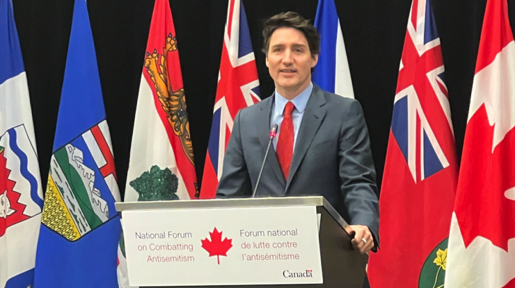 Trudeau at National Forum on Combatting Antisemitism by Michael Geist