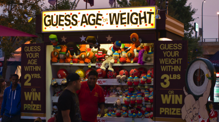 Guess Age or Weight by Brendan Lynch https://flic.kr/p/ajkdrV CC BY-NC 2.0