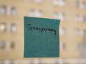 Transparency by Jay goldman https://flic.kr/p/5J3VDr CC BY-NC-SA 2.0