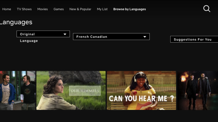 Netflix screenshot