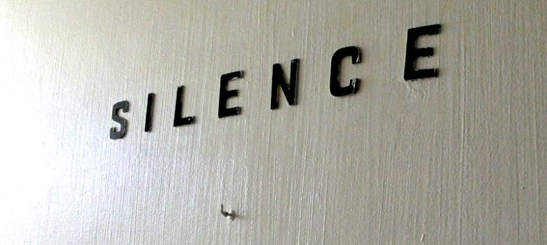 silence by chotda CC BY-NC-ND 2.0 https://flic.kr/p/HJ89E
