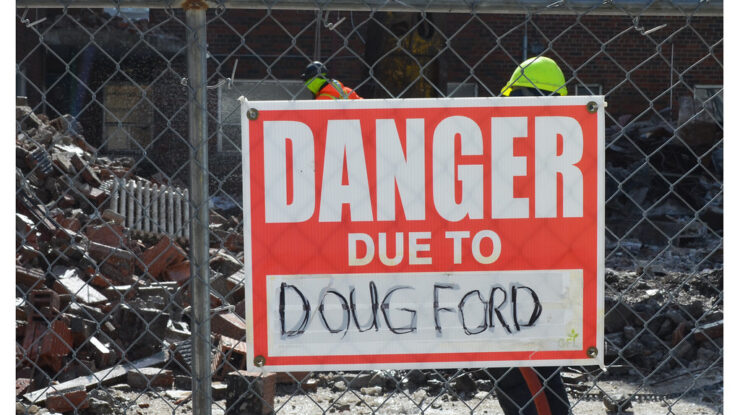 Danger due to Doug Ford by Mary Crandall https://flic.kr/p/2f18PSf CC BY-NC-ND 2.0