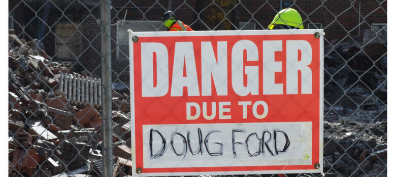 Danger due to Doug Ford by Mary Crandall https://flic.kr/p/2f18PSf CC BY-NC-ND 2.0