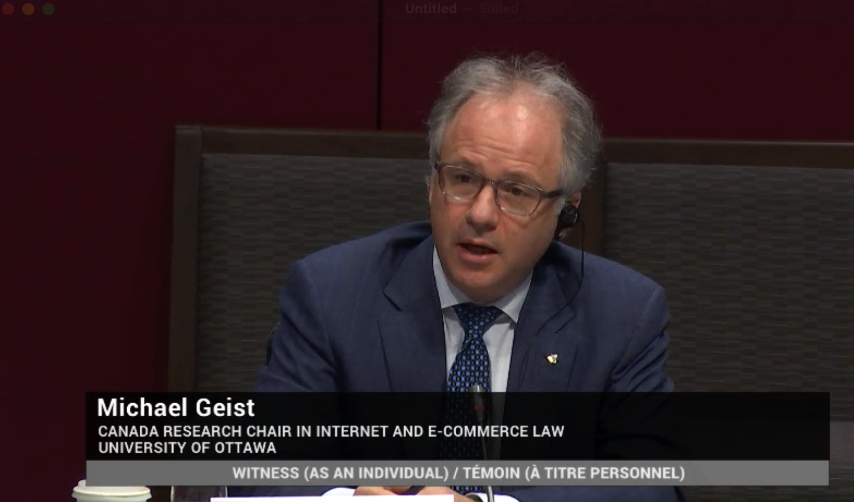 Addressing the AI Policy Challenge: My Appearance before the Standing Senate Committee on Transport and Communications - Michael Geist