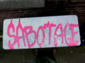 Sabotage by screenpunk, https://flic.kr/p/4FZMPs CC BY-NC 2.0