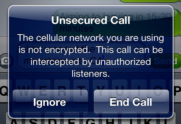 unsecured call! by Casey Bisson CC BY-NC-SA 2.0