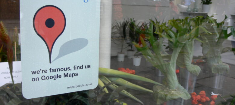 Flower shop on Google Maps by Lars Ploughmann https://flic.kr/p/oEQrX CC BY-SA 2.0