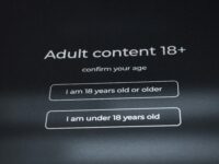 Adult content 18+ confirm your age by Zulfugar Karimov, Unsplash licence, https://unsplash.com/photos/adult-content-18-confirm-your-age-gETrmMc0G_I